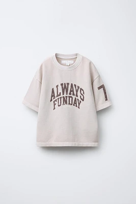 TEXT PRINT T-SHIRT
