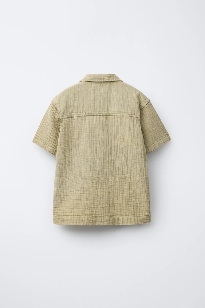 TEXTURED SHIRT