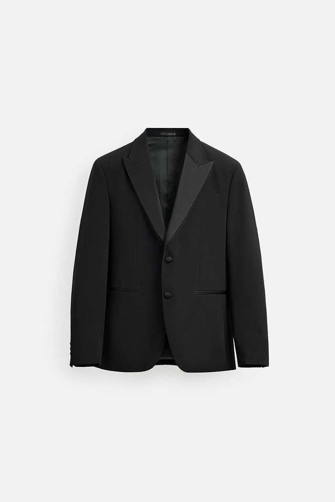 BLAZER COSTUME SMOKING AVEC LAINE