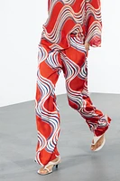 ZW COLLECTION PRINTED PAJAMA PANTS