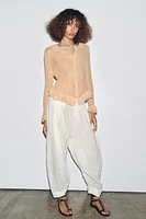CROCHET KNIT CARDIGAN