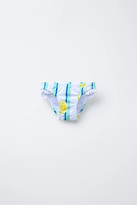 2-6 ANS/ CULOTTE DE BAIN CITRONS
