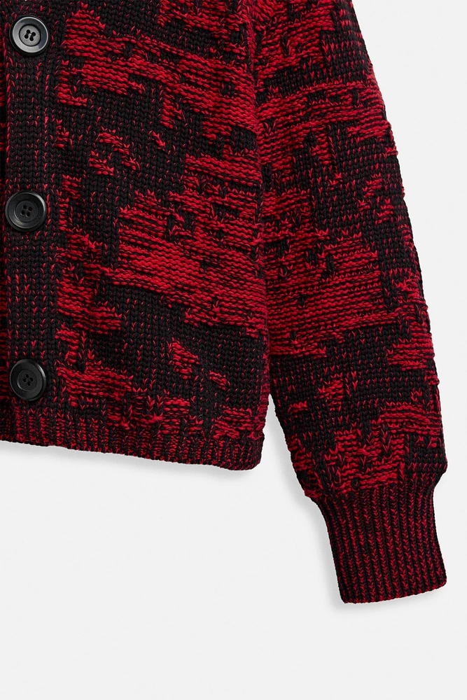 LIMITED EDITION JACQUARD CARDIGAN