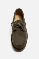 LEATHER BOAT SHOES