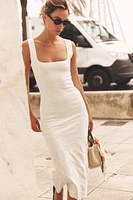 ROBE DÉCOLLETÉ CARRÉ STRETCH