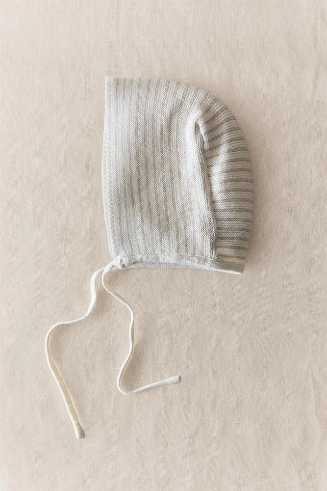 BONNET ENFANT COTON ET SOIE