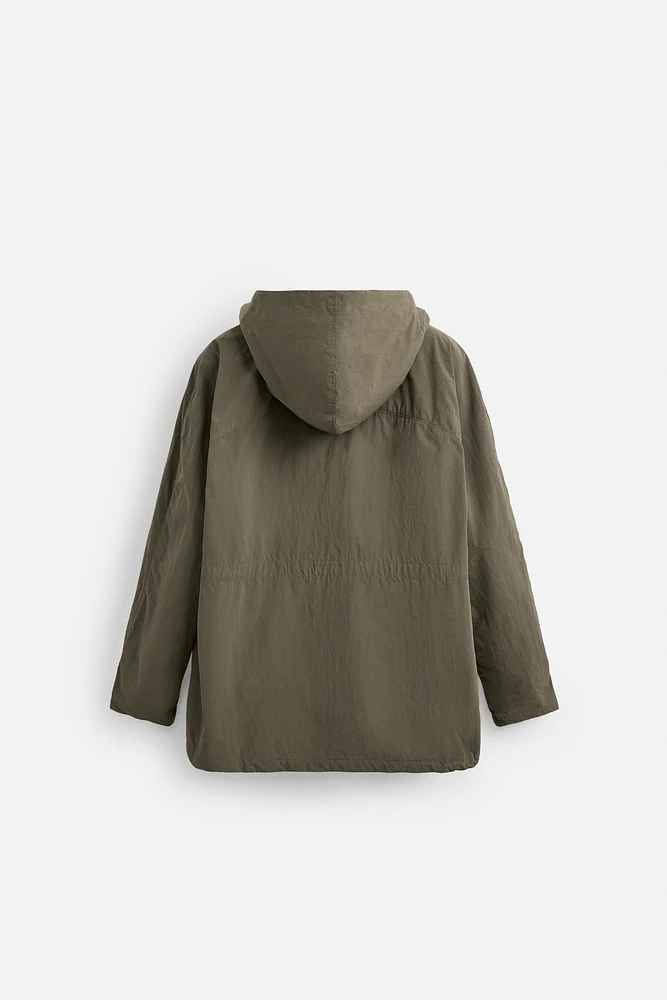 PARKA AVEC POCHE KANGOUROU TECHNIQUE