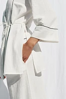 VESTE CROISÉE LISERÉS