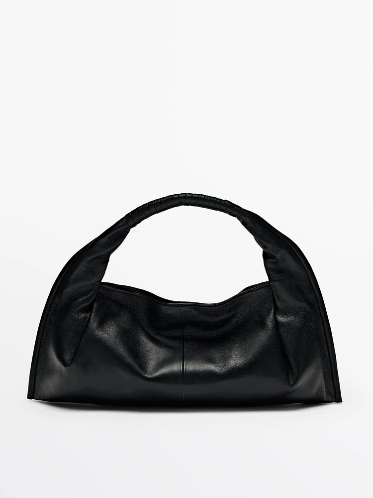 Nappa leather handbag