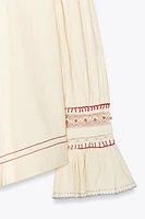 ZW COLLECTION EMBROIDERED SHIRT