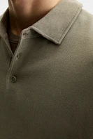 KNIT COTTON POLO SHIRT