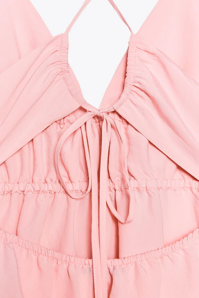 FLOWY MIDI DRESS