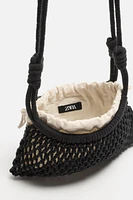 MACRAMÉ CROSSBODY BAG