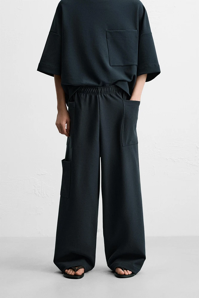PANTALON DE JOGGING TECHNIQUE COUPE OVERSIZE