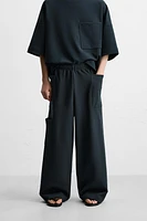 PANTALON DE JOGGING TECHNIQUE COUPE OVERSIZE