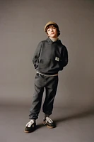 LABEL JOGGER SWEATSHIRT AND PANTS SET