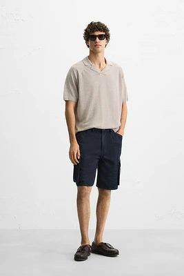 POLO EN MAILLE DE LIN