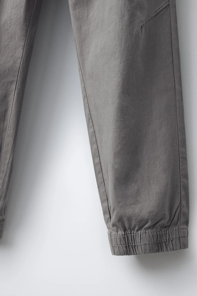 PANTALON DE JOGGING EN POPELINE