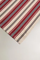 STRIPED COTTON BLANKET