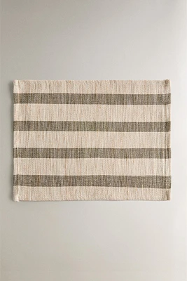 STRIPED JUTE PLACEMAT (SET OF 2)