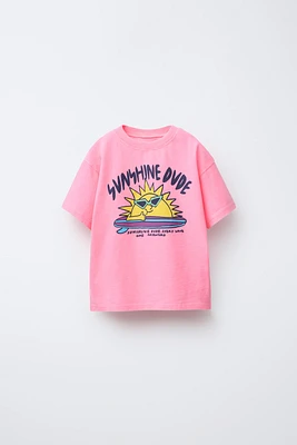 GARMENT DYE PRINTED T-SHIRT