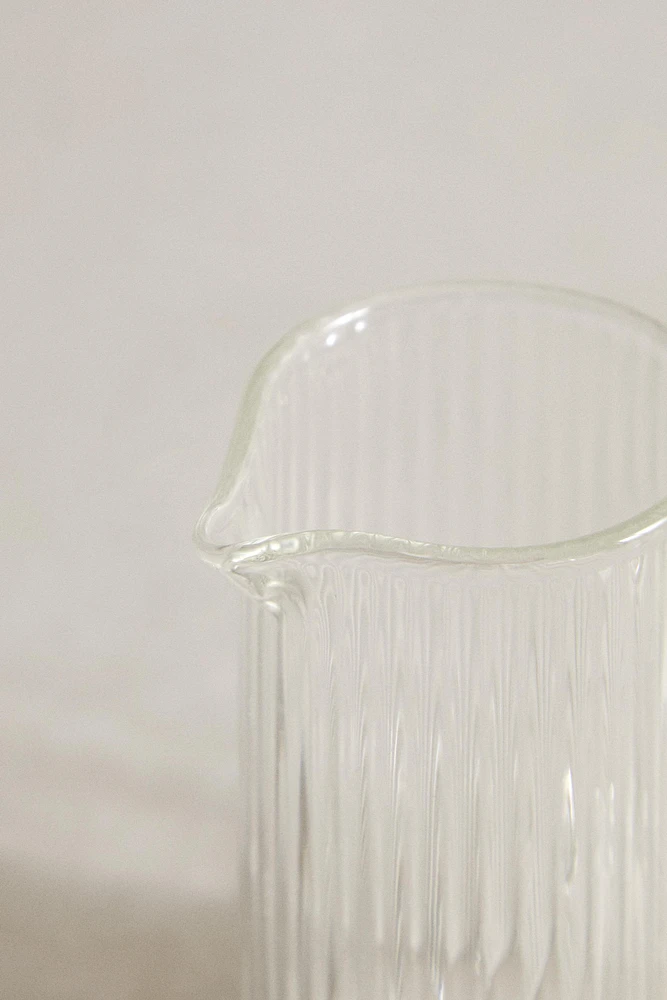 POT À LAIT BOROSILICATE RELIEF