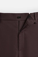 REGULAR FIT SUIT PANTS