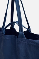 WASHED CANVAS TOTE BAG