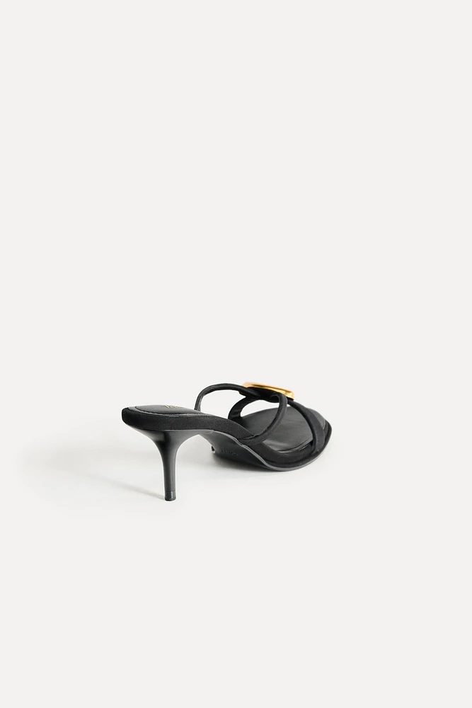 METALLIC LEATHER DETAIL SANDAL 50TH ANNIVERSARY