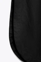 ROBE MI-LONGUE EN MATIÈRES VARIÉES