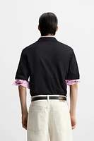 POLO EN MAILLE AVEC VISCOSE