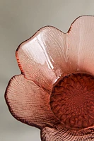 BOL VERRE RECYCLABLE RELIEF FLEUR