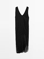 Long flowing pleated dress - Limited Edition