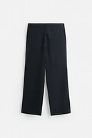 PANTALON COUPE DÉCONTRACTÉE À PLIS