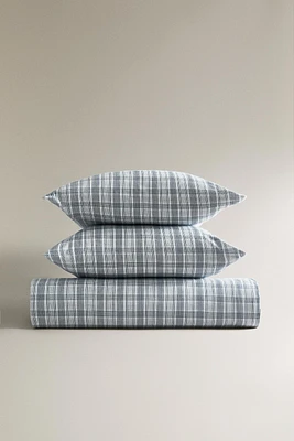 CHECK DUVET COVER