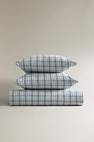 CHECK DUVET COVER