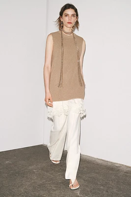 COMBINATION KNIT DRESS