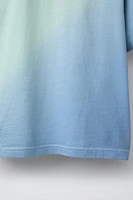 T-SHIRT TIE DYE INSCRIPTION BRODÉE