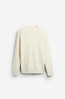 BASIC PURL KNIT SWEATER