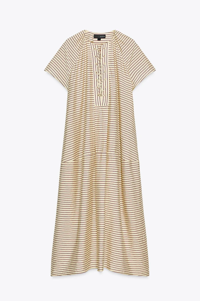 ZW COLLECTION STRIPED TUNIC DRESS