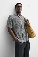 OPEN TEXTURED SHIRT