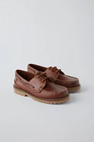 LIMITED EDITION LEATHER BOAT SHOES