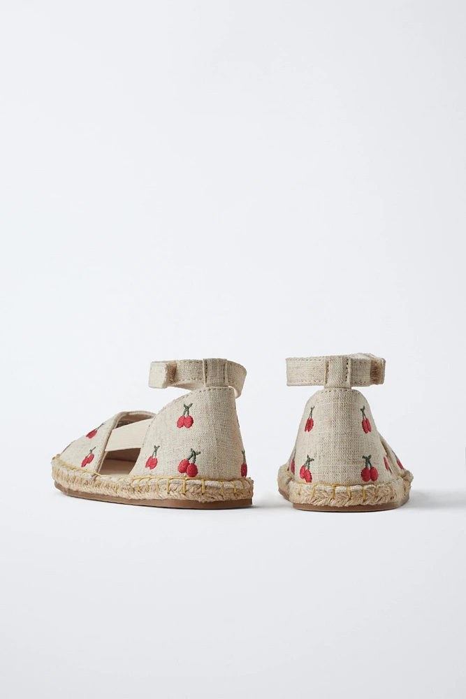 CHERRY JUTE SHOES