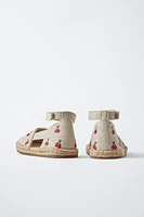 CHERRY JUTE SHOES