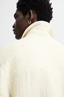 VESTE JACQUARD TEXTURÉE