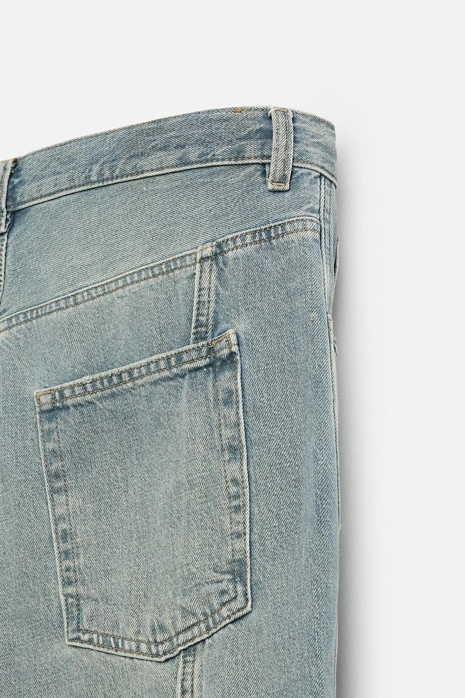 JEAN BAGGY À COUTURES
