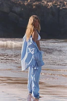 PANTALON DE STYLE PYJAMA À RAYURES