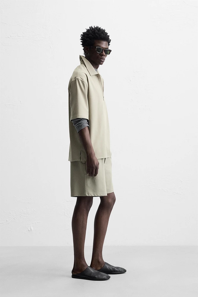 COMFORT ZIP POLO SHIRT