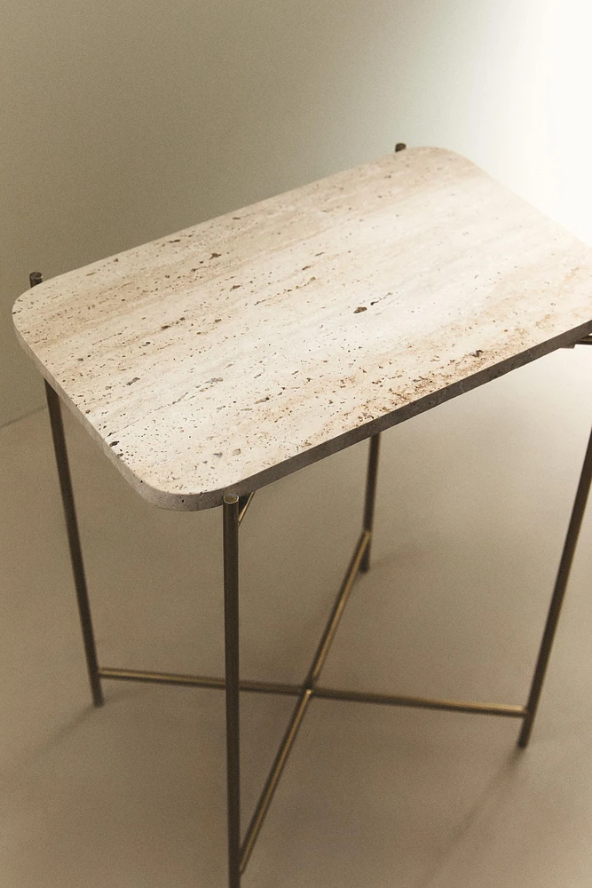 MARBLE SIDE TABLE