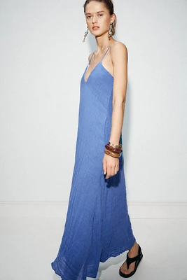 ROBE EN MÉLANGE DE LIN COLLECTION ZW